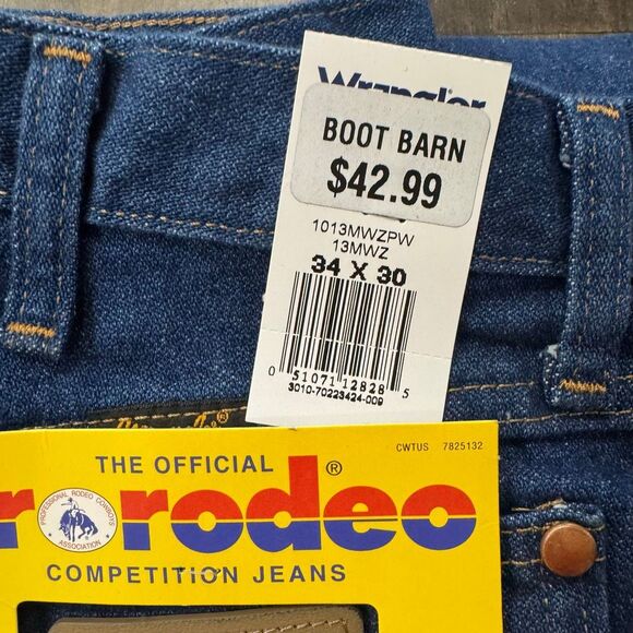 WRANGLER® COWBOY CUT® ORIGINAL FIT JEAN 34x30 - Picture 7 of 11